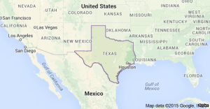 map of texas